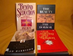 Suffering Mystery Discernment 4 PB Lot Stigmata Christianity Religion Beauty God - Picture 1 of 13