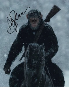 ANDY SERKIS SIGNED PLANET OF THE APES 10-8 PHOTO SIGNING DETAILS PROOF - Picture 1 of 1
