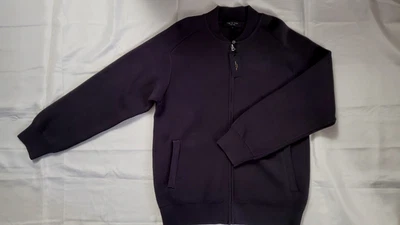 NEW RAG & BONE NEW YORK MEN'S SHAWN ZIP UP DARK GREY SWEATER JACKET SIZE L - Image 1 of 4