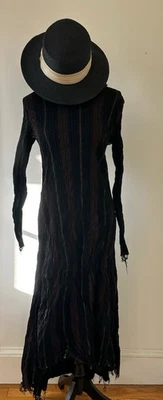 Uma Wang длинным рукавом в полоску платье размер M Италия - Изображение 1 из 4