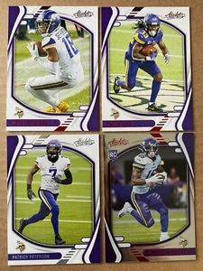 MINNESOTA VIKINGS Lot 2021 Panini Absolute RED COOK JEFFERSON SMITH-MARSETTE RC - Picture 1 of 2