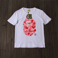 2020 Men's BAPE A Bathing Ape Camo Print T-shirt Casual Short Sleeve Multi-color
