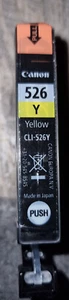 Oryginalny wkład atramentowy Canon CLI-526Y żółty nowy. - Zdjęcie 1 z 3