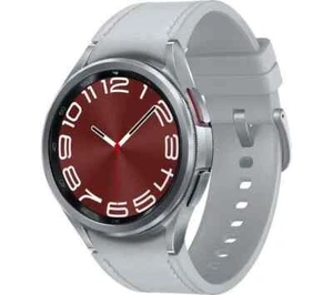 Samsung Galaxy Watch 6 Classic 43mm SM-R950 GPS Silver Warranty ML Strap Grade A - Zdjęcie 1 z 8