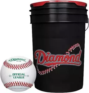 Diamond 6 Gallon Bucket of Balls 24ct Raised Seam BBOL - Picture 1 of 2