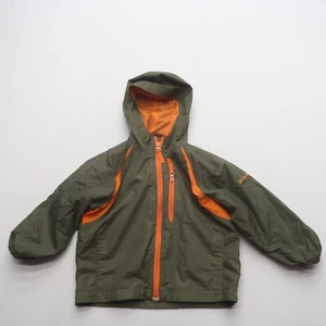 Columbia Boys Youth Jacket Size 4 / 5 Green Hooded Lightweight Nylon - Picture 1 of 7