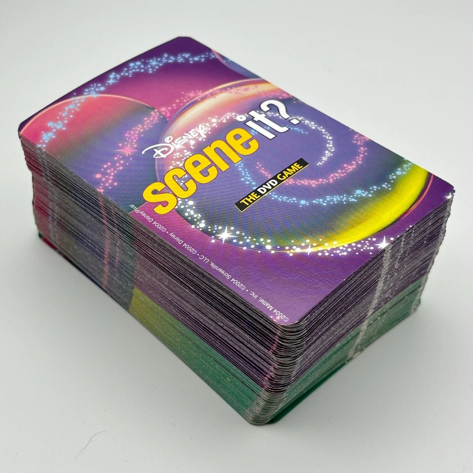 Scene It Disney 160 Trivia Cards 2004 Replacement Pieces Parts - Image 1 of 1