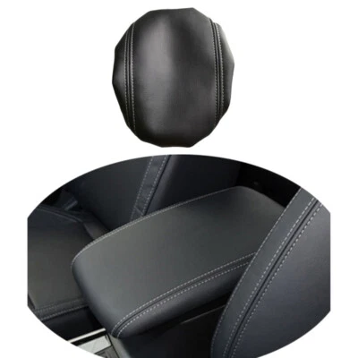 Black Leather Central Console Storage Box Trim For Mitsubishi Outlander 2017-20 - Image 1 of 4