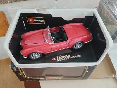 MODELLINO LANCIA AURELIA B24 SPIDER 1955 BURAGO 1:18 - Immagine 1 di 4