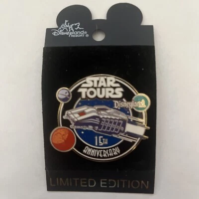 Disney Disneyland Star Tours 15 Aniversario Pin Starspeeder Star Wars Foto 1 de 3