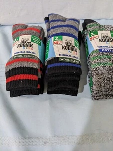 3 Packs/6Pair Kodiak Boys Thermal Socks Size M 10-2 1/2 - Picture 1 of 5