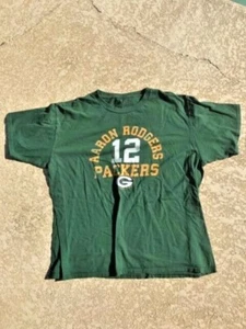Aaron Rodgers Green Bay Packers T-Shirt Jersey T Shirt Large L Tee - Bild 1 von 3