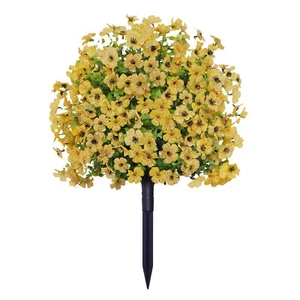 23in Artificial Violet Ball Topiary Trees with Ground Spikes for Front Porch Dec - Foto 1 di 11