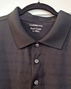 Crafts and Barrow pflegeleichte Mischung Herren Large schwarzes kurzärmliges Hemd - Bild 1 von 6