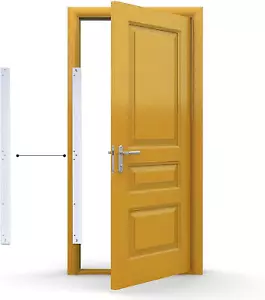 Door Security Fix-A-Jamb Exterior Door Jamb Repair Kit for Door Lock Security, W - Picture 1 of 7