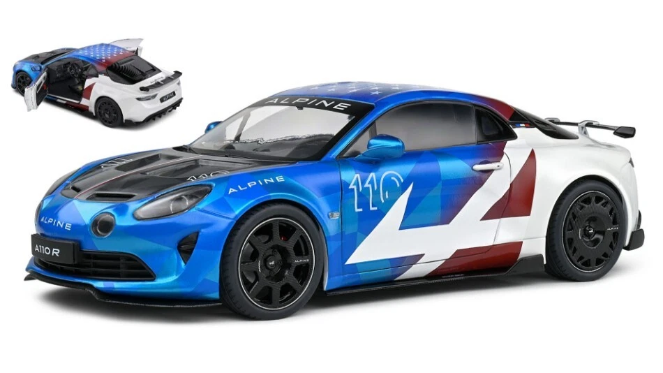 Modellino auto scala 1:18 Solido ALPINE A110 RADICALE COUPE 2023 diecast mode... - Immagine 1 di 1