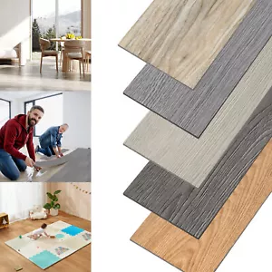 PVC Bodenbelag Vinylboden Vinyl Fliesen Laminat Fußboden Selbstklebend 2,5m² 5m² - Bild 1 von 17
