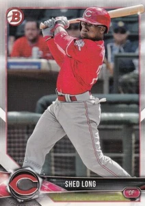 Lot of (10) 2018 Bowman Draft SHED LONG Rookie Card #BD-120 Reds - Bild 1 von 1