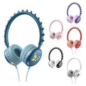 Cute Dinosaur Kid Headphones Over Ear Portable Lightweight Built-In Microphone - Picture 1 of 29