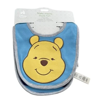 Disney Store Disney Baby Winnie The Pooh and Friends Tigger Piglet Baby Bib Set - Image 1 of 4