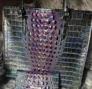 Brahmin Tia In Visionary Delphine Collection NWT L@@k!!! Bag Only !!! - Picture 1 of 3