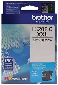 Brother LC20EC XXL cartuccia inchiostro ciano INKvestment originale LC20E C - NUOVO - Foto 1 di 1