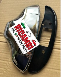 CLASSIC FIAT 500 F L R NUMBER PLATE LIGHT CHROMED ALUMINUM NEW - Picture 1 of 1