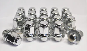 20er Satz M12 x 1,5, Toyota/Lexus Alu Radmuttern und Evo Sicherungsmuttern (Silve - Bild 1 von 2