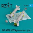 Reskit Rs72-0100 Scale 1:72 Kab-500Kr (500Kg) Guided Bombs (2 Pcs) Su, Mig, Yak