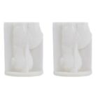 2Pcs 3D Alpacas Silicone Candle Mold Making Resin Plaster Mold Silica Gel R9j9