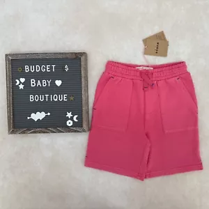 NWT MINI BODEN Pink Knit Shorts Size 6Y - Picture 1 of 3