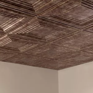 Fasade - 2ft x 2ft Traditional Style #3 Lay In Ceiling Tile/Panel (5 Pack) - Picture 1 of 24
