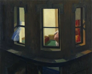 Impresión o lienzo - Ventanas nocturnas de Edward Hopper - Imagen 1 de 1