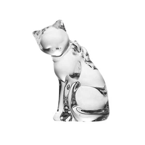 Bohemia Crystal Cat Figurine Gift Full Lead Crystal 58900.090FIG - Picture 1 of 1