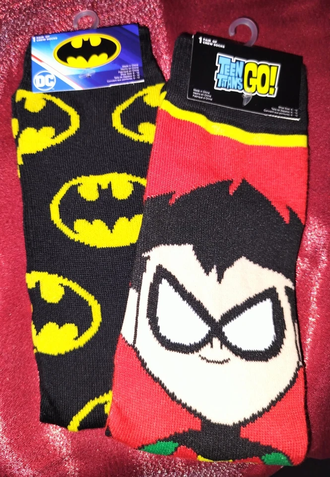 2 pares de calcetines 🧦 Batman y Robin  Foto 1 de 4