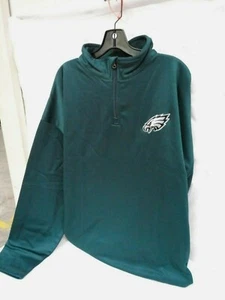 Profile Big & Tall NFL Team 1/4Zip Birdseye Poly Shirt Philadelphia Eagles 2XLT - Picture 1 of 1