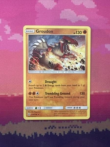 Pokemon Karte Groudon Kosmische Finsternis Rare 113/236 Near Mint - Bild 1 von 2
