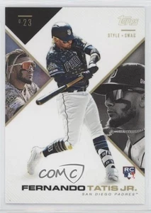2019 Topps X Tatis Jr 023 Style & Swag Fernando Tatis Jr #1 Rookie RC - Picture 1 of 4
