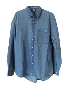 Sigma Sportswear Longsleeve Collared Shirt Medium (Denim) - Picture 1 of 2