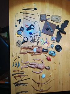 Big Jim Set Zwei Defekte Figuren, Einzelteile, Waffen, usw - Bild 1 von 4