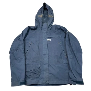 Helly Hansen Jacket Waterproof Rain Hiking Waking Blue Womens Large - Picture 1 of 9