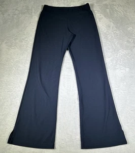 Pantaloni yoga Lucy Tech donna S blu navy svasati elasticizzati pilates palestra allenamento tempo libero - Foto 1 di 14