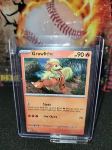 Growlithe Paldea Evolved SVP024 Blister Promo Cosmos Holo Pixel Pokemon Card NM - Picture 1 of 2