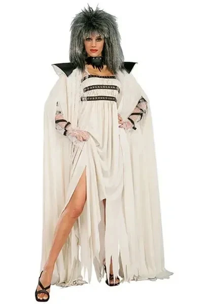 Vintage Futuristic Bride of Frankenstein Costume, Women's - Punk Rock - Off Whit - Image 1 of 1