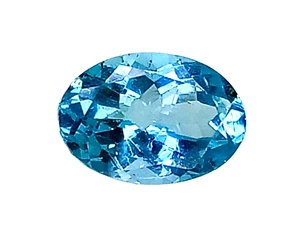 1.120cts Blue Natural apatite Oval  shape cut loose gemstones "see video" - Picture 1 of 4