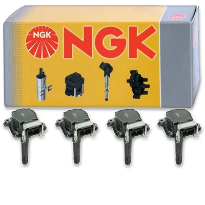 4 pcs NGK Ignition Coil for 1998-1999 Volkswagen Passat 1.8L L4 - Spark Plug gd - Image 1 of 4