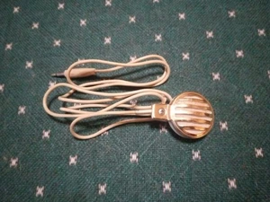 Vintage 1960s Clip On Microphone Japan Decent Condition Unique Works Very Rare - Picture 1 of 9