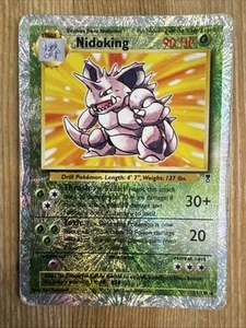 Pokémon TCG Nidoking Legendary Collection 31/110 Regular Rare VERY DAMAGED - Picture 1 of 2