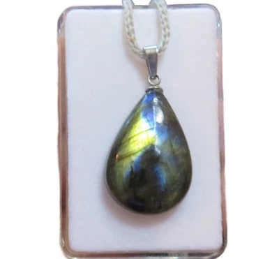 Labradorit Cabochon Anhänger Nr. 4599 - Bild 1 von 2