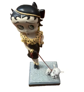 Vintage Betty Boop Figurine  "Out For A Stroll" with PUDGY Danbury Mint Figurine - Picture 1 of 7